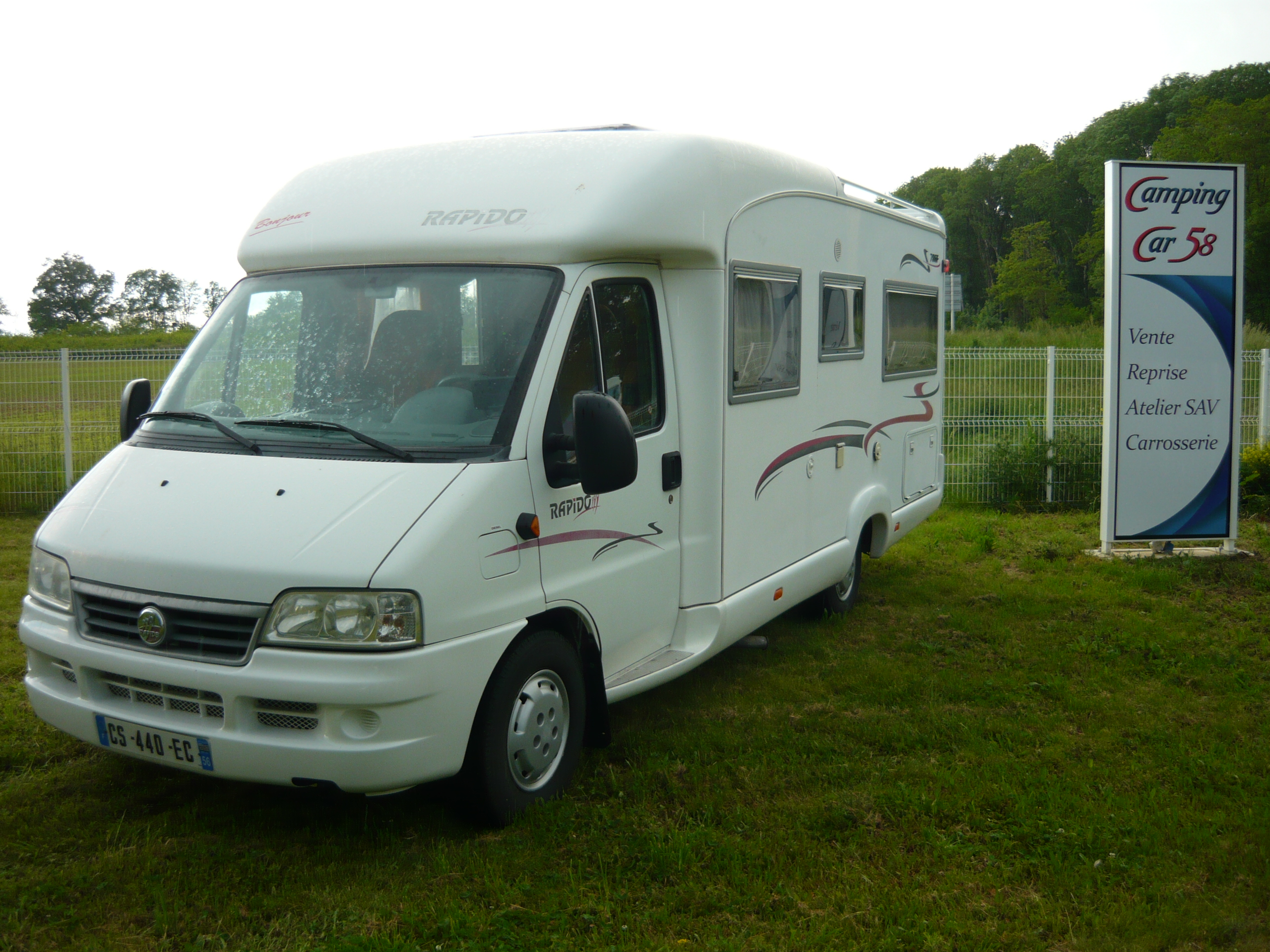 Vente camping-car en Bourgogne